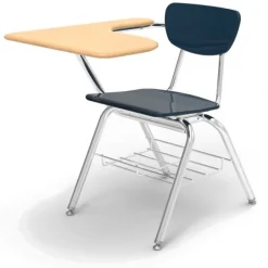 Virco Solid Plastic Chair Desk w/ Bookrack^ Combo Chair Desks