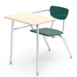 Virco Solid Plastic Combo Desk without Bookrack^ Combo Chair Desks
