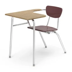 Virco Solid Plastic Tablet Arm Chair Desks^ Combo Chair Desks