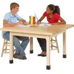 Diversified Spaces Square Art Table^ Makerspace & Shop|Wood Tables