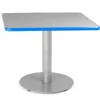 Smith System Square Cafe Table w/ Circular Base^ Cafe Tables|Café