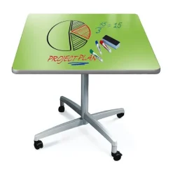 Allied Square Dry Erase Nest and Fold Café Tables^ Dry Erase|Cafe Tables