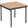AmTab Square Particle Board Folding Tables^ Folding