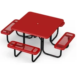 Ultra-Play Square Solid Top Outdoor Picnic Tables^ Picnic Tables|Outdoor Picnic