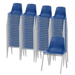 National Public Seating Stacking Shell Chair^ Plastic Stacking Chairs
