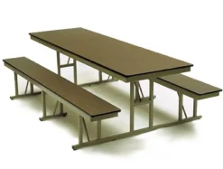 Barricks Standard Cafeteria Bench Tables^ Cafeteria|Cafeteria Tables