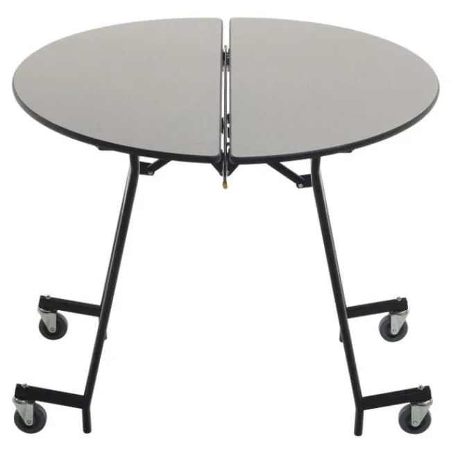 AmTab Standing Height Round Mobile School Cafeteria Tables^ Cafeteria|Cafeteria Tables