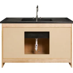 Diversified Spaces Stationary Clean Up Sink with Polyolefin Top^ Casework Cabinets|Clean-Up & Portable Sink Units