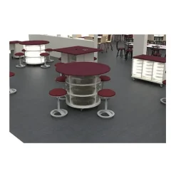 WB Mfg Stewart Round Workstations^ Tote & Bin Storage|Makerspace & Shop