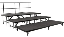 National Public Seating Straight Stage Set^ Stage Sets