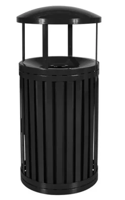 Ex-Cell Kaiser Streetscape Hampton Outdoor Trash Receptacle^ Trash & Recycling Bins