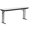 Correll ST Series Dry Erase Folding Seminar Tables w/ Offset Legs^ Training & Seminar|Folding