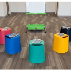 Luxor TailFin Plastic Stackable Stool Package^Kids Kids Chairs|Flexible Seating