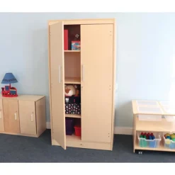 Whitney Brothers Tall and Wide Storage Cabinet^ Tall Cabinets