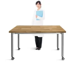 Muzo Tall Butcher Block Versatilis Non-Folding Tables^ Makerspace & Shop|Conference