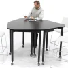 Muzo Tall Kite Mobile Flip-Top Nest Tables^ Stand-Up Student Desks|Conference
