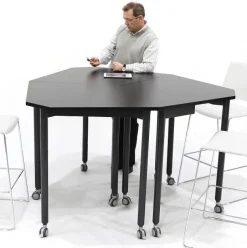 Muzo Tall Kite Mobile Flip-Top Nest Tables^ Stand-Up Student Desks|Conference