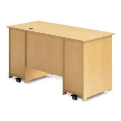 Whitney Brothers Teacher Desk with Trays & Locking Door^ Teacher Desks|Instructor Desks