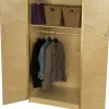 Wood Designs Teacher’s Wardrobe Cabinet w/ Top Shelf^ Wardrobe Cabinets