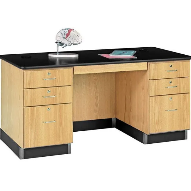 Diversified Spaces Teacher's Work Desk (60'' x 30'' High-Pressure Laminate Top)^ Instructor Desks