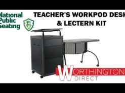 Oklahoma Sound Teacher’s WorkPod Desk^ Teacher Desks|Instructor Desks