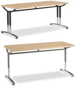 Virco Text Seminar Tables with Adjustable Height^ Computer Lab|Training & Seminar