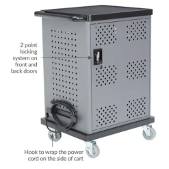 Oklahoma Sound The Duet Charging Cart^ Charging Stations