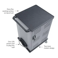 Oklahoma Sound The Duet Charging Cart^ Charging Stations