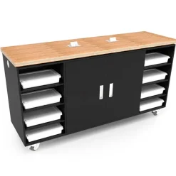 CEF The Ed Double Flush Storage Tables^ Makerspace & Shop