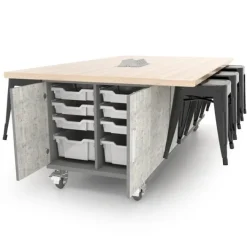 CEF The EDnormous Table w/ 6 Stools^ Makerspace & Shop|Makerspace Stem Packages
