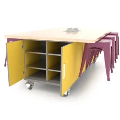 CEF The EDnormous Table w/ 6 Stools^ Makerspace & Shop|Makerspace Stem Packages