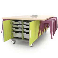 CEF The EDnormous Table w/ 6 Stools^ Makerspace & Shop|Makerspace Stem Packages