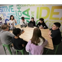 CEF The Ed 8 Table w/ 8 Stools^ Makerspace & Shop|Makerspace Stem Packages
