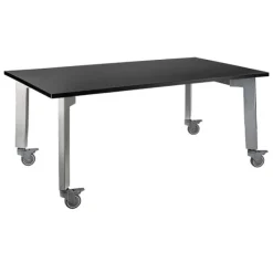 National Public Seating Titan Makerspace Table with Phenolic Top (24" x 48")^ Science|Science Tables