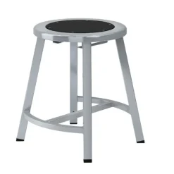 National Public Seating Titan Makerspace Whiteboard Table (30" x 72") with Four Titan Stools (18" H) Package^ Dry Erase