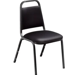 Caprock Toat Padded Vinyl Stack Chair^ Restaurant & Cafe|Cafe Chairs