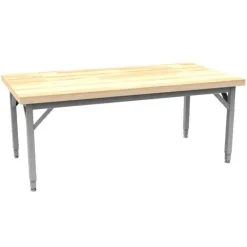 WB Mfg TORO Rectangle Table with Butcher Block Top (30