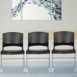 OfficeSource Tower Collection Stacking Side Chair^ Reception & Waiting Room|Plastic Stacking Chairs