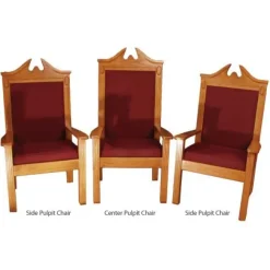 Trinity Traditional Style Center Pulpit Clergy Chair^ Church