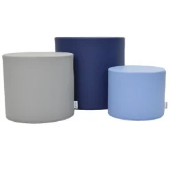 Childrens Factory Tranquility Ottoman Trio Stool Set^ Flexible Seating