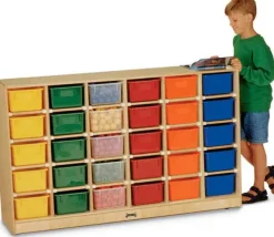Jonti-Craft 30 Tray Cubbie Units^ Tote & Bin Storage|Cubbies