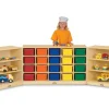 Jonti-Craft 20 Tray Triple Fold-N-Lock^ Cubbies