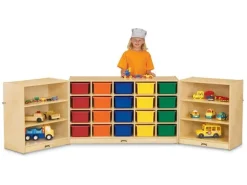 Jonti-Craft 20 Tray Triple Fold-N-Lock^ Cubbies