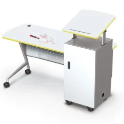 Mooreco Trend Podium Desk w/ Dry Erase Top^ Teacher Desks|Instructor Desks