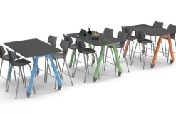 Smith System Trespa TopLab Plus Planner Studio Table w/ Glides (36'' W x 72'' D x 40'' H)^ Science|Science Tables