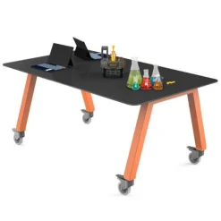 Smith System Trespa TopLab Plus Planner Studio Table with Casters (36'' W x 72