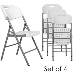 Regency Office Products Trestle Blow Molded Folding Chairs^ Folding Chairs|Chair Packages
