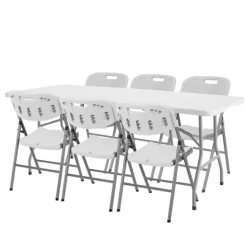 Regency Office Products Trestle Folding Table and Chair Sets^ Folding Tables & Chairs|Folding