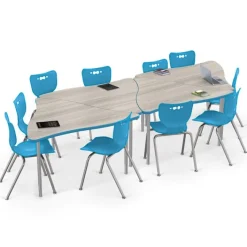 Mooreco Triangle Creator Table & Hierarchy Chair Package^ Activity Tables & Chairs|Activity Table & Chair Packages