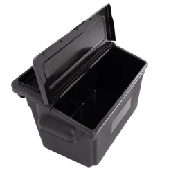 Luxor Triple Shelf XL Utility Cart with Dual Outrigger Bins^ Utility Carts